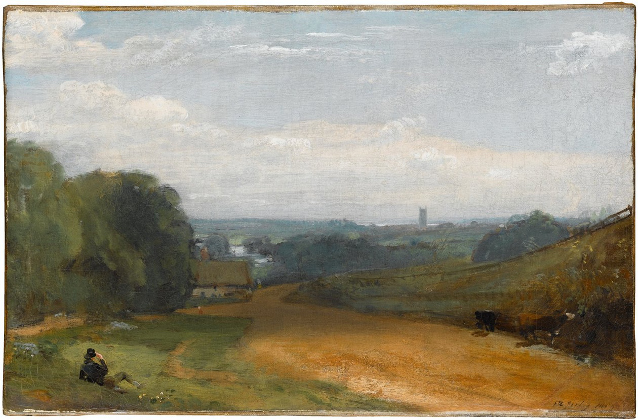 Veduta di Dedham da Gun Hill da John Constable