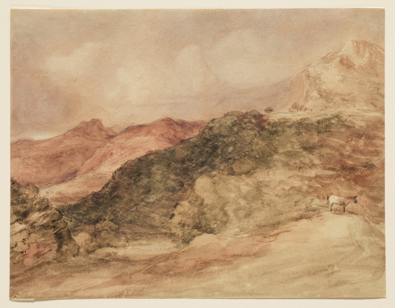 Bow Fell e i Langdale Pikes da John Constable