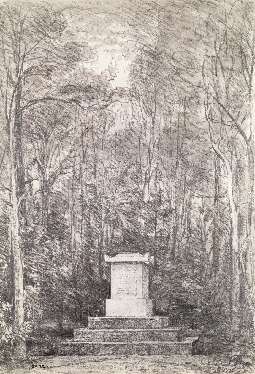 Cenotafio a Sir Joshua Reynolds a Coleorton Hall, Leicestershire, 1823 da John Constable
