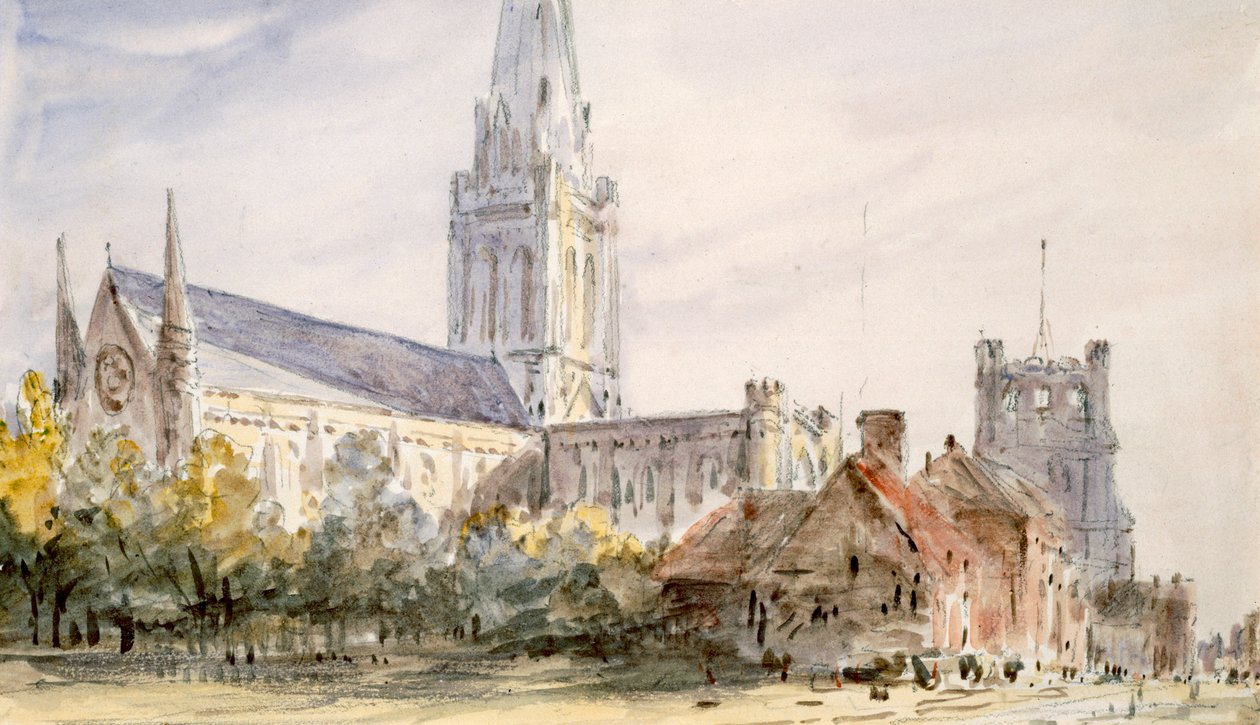 Cattedrale di Chichester, Sussex, c. 1796-1837 da John Constable