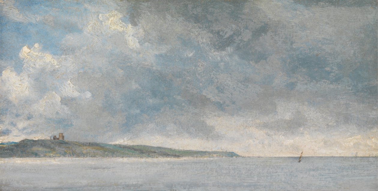 Scena costiera con scogliere da John Constable
