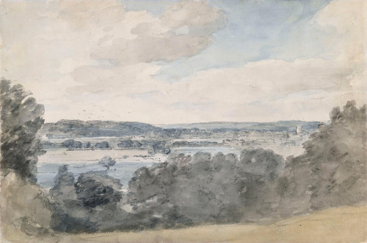 Valle di Dedham, Suffolk, dai pressi di East Bergholt da John Constable