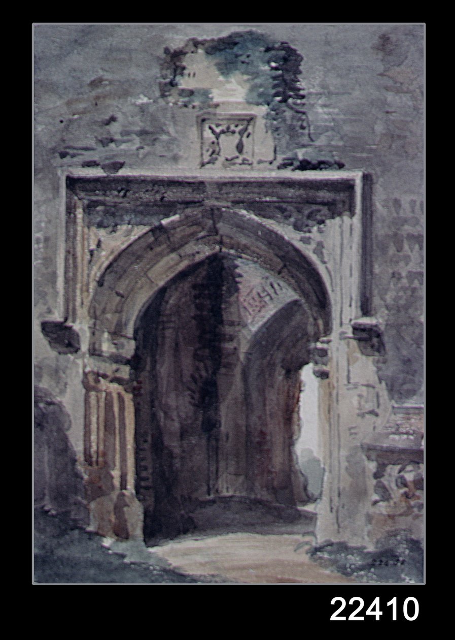 Chiesa di East Bergholt: Arco Sud della Torre in Rovina, 1806 da John Constable