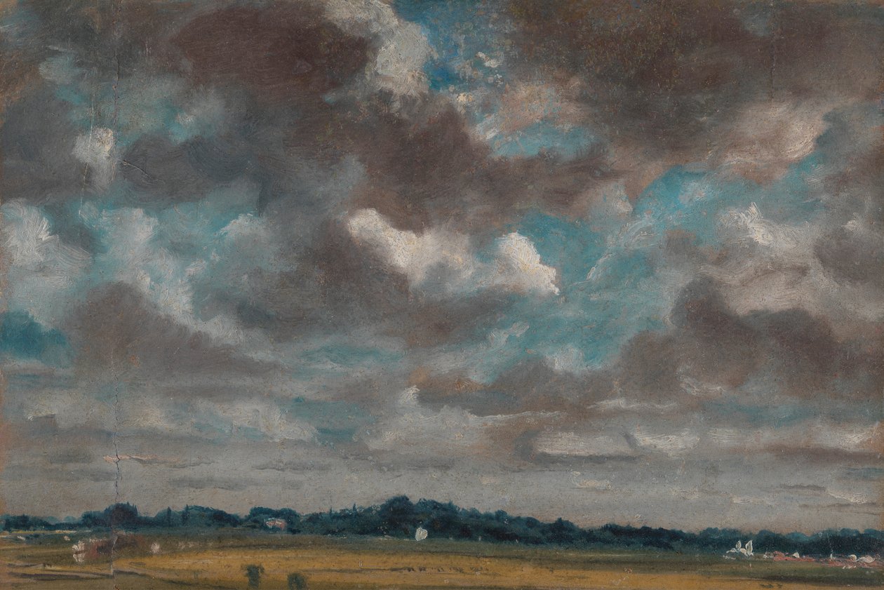 Paesaggio Esteso con Nuvole Grigie da John Constable