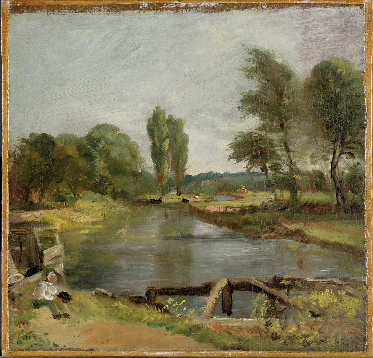 Chiusa di Flatford, 1810-11 da John Constable