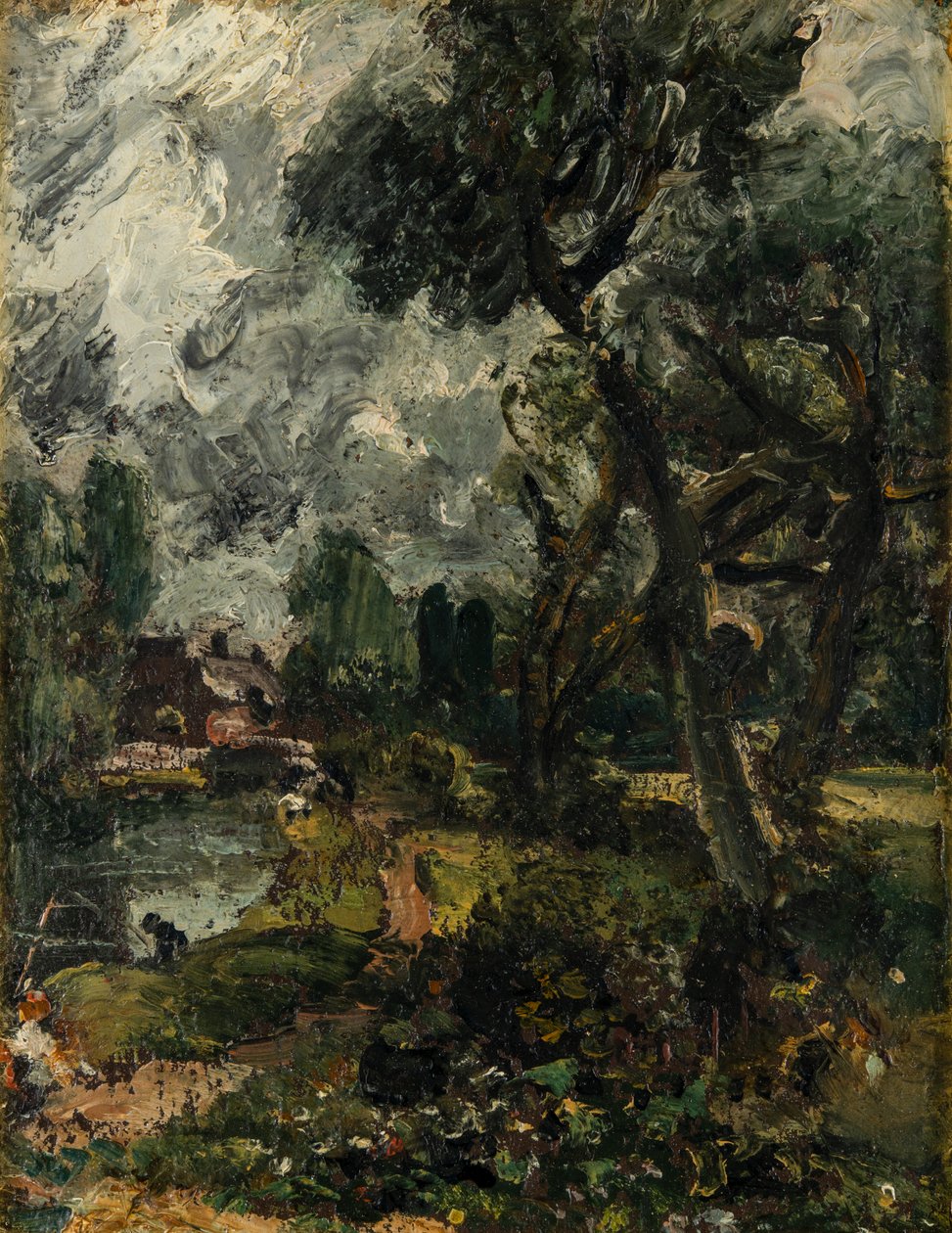 Mulino di Flatford dal ponte da John Constable