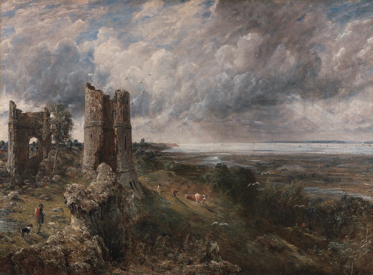 Castello di Hadleigh, la foce del Tamigi - Mattina dopo una notte tempestosa da John Constable