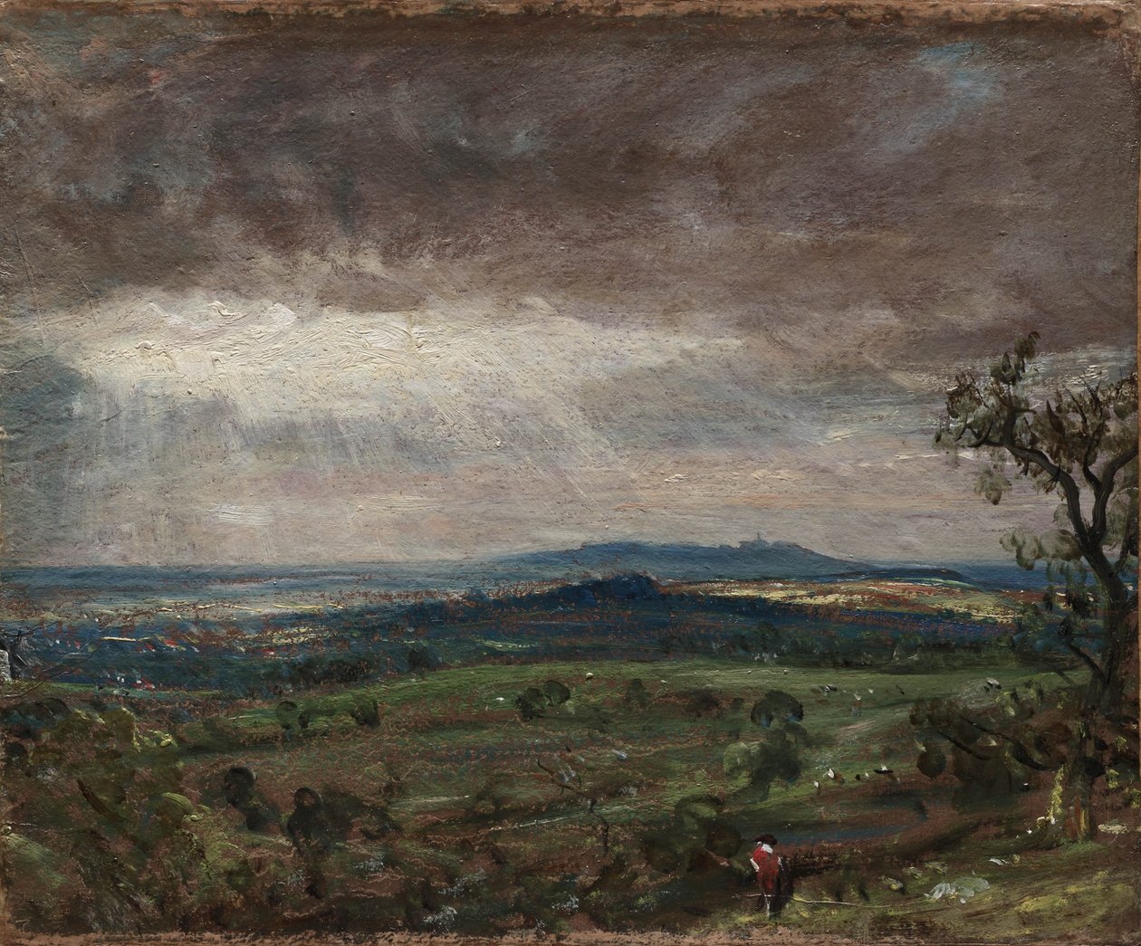 Hampstead Heath, verso Harrow da John Constable