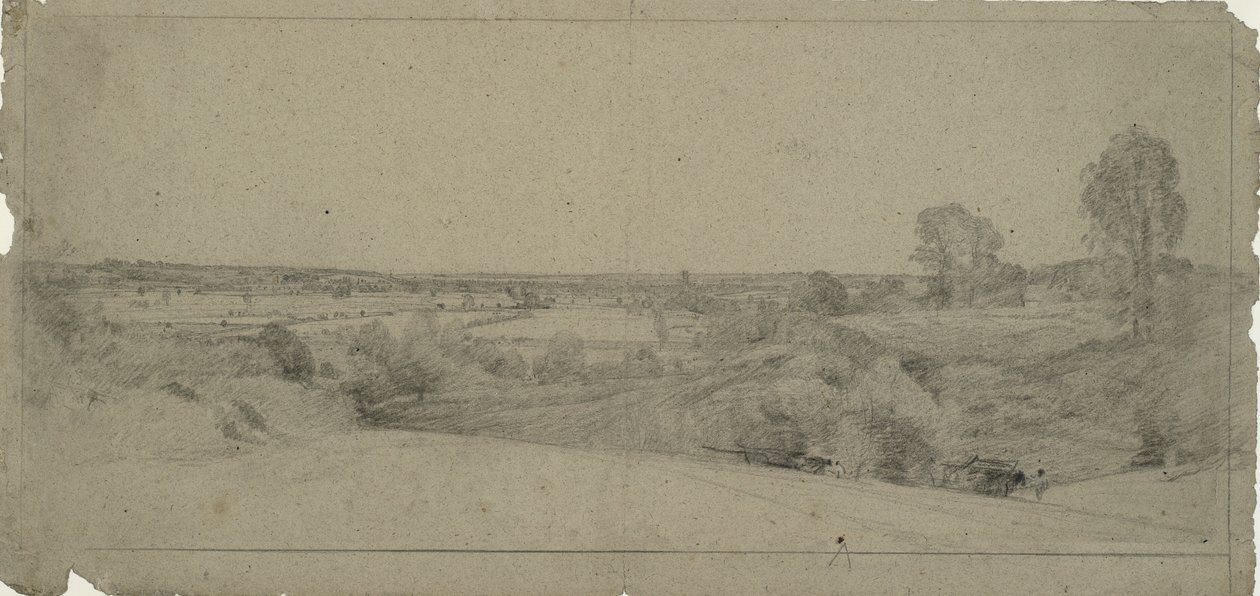 Paesaggio con vista su Dedham Vale da Langham da John Constable