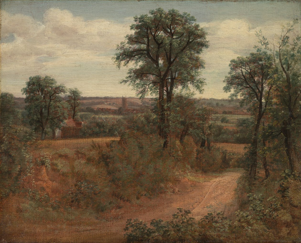 Strada vicino a Dedham da John Constable