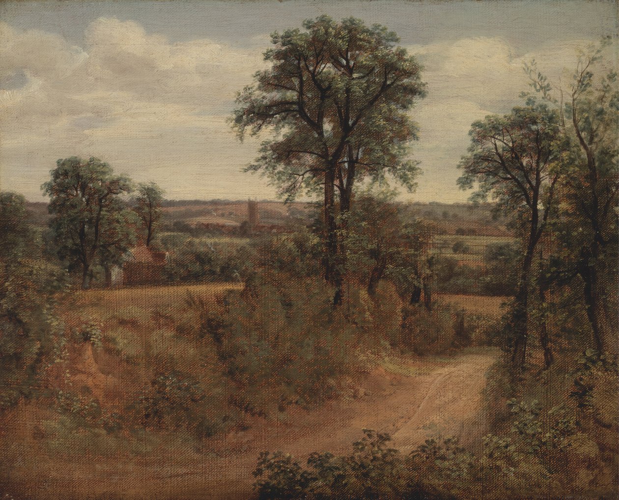 Strada vicino a Dedham, 1802 da John Constable