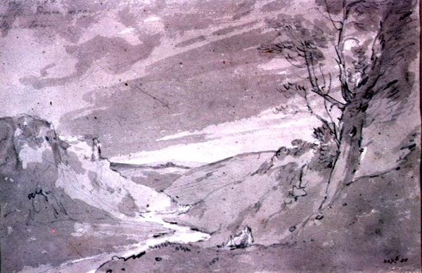 Sul fiume Dove vicino a Buxton, 1801 da John Constable