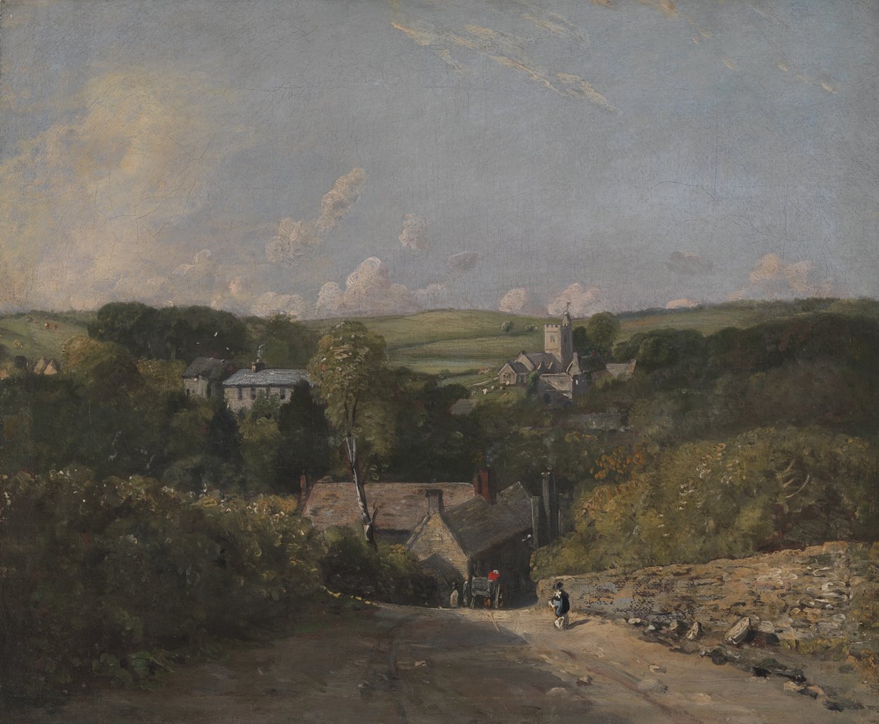 Villaggio di Osmington, 1816-1817 da John Constable