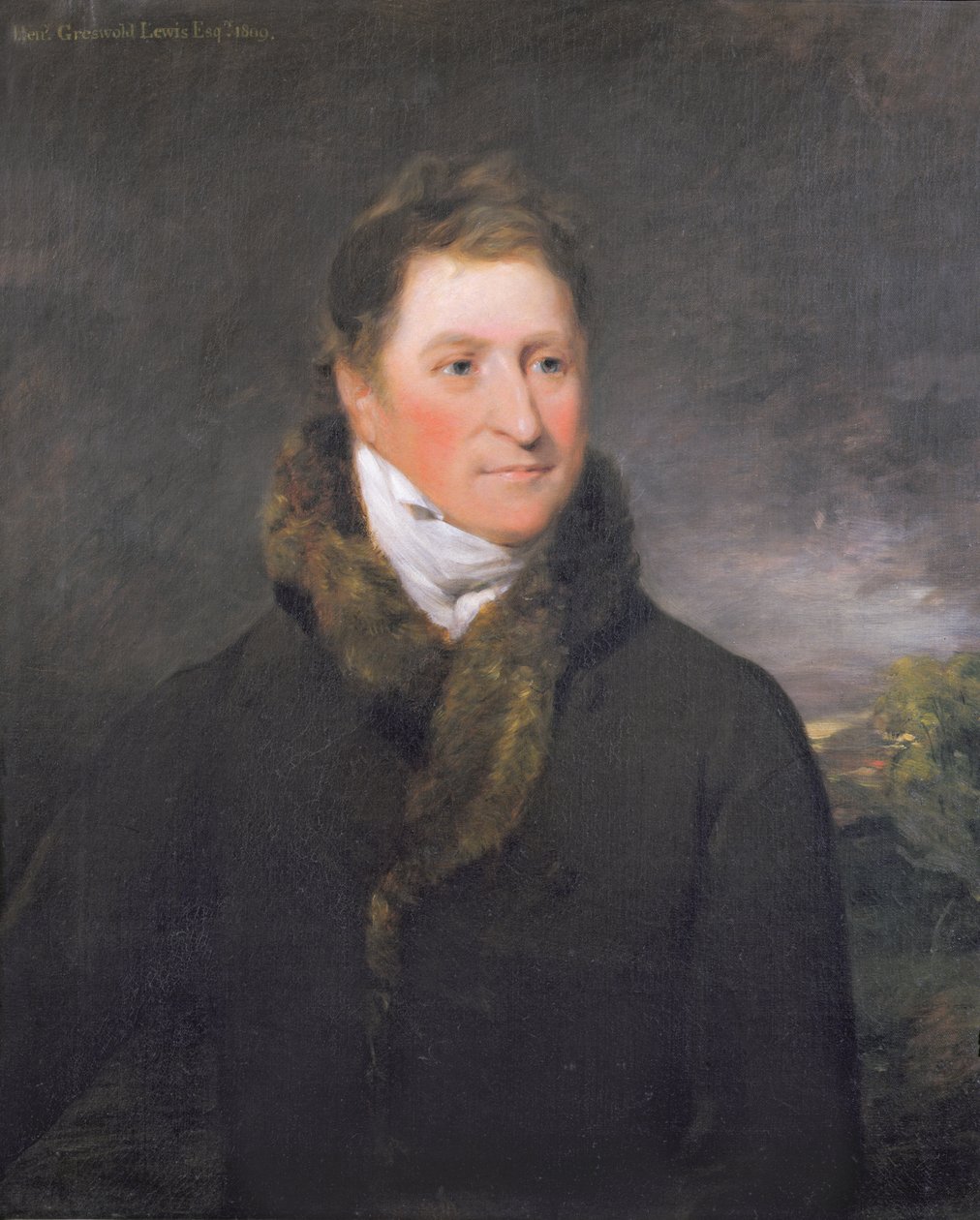 Ritratto di Greswold Lewis di Malvern Hall, Warwickshire da John Constable
