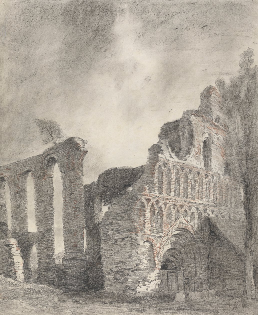 Rovine del Priorato di St. Botolph, Colchester da John Constable