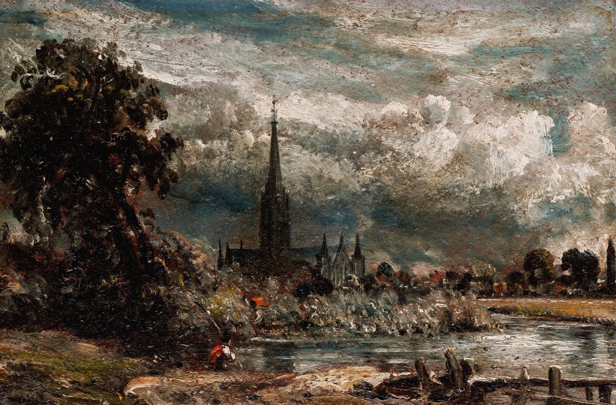 Cattedrale di Salisbury dal Ponte Lungo vicino al Mulino di Fisherton da John Constable