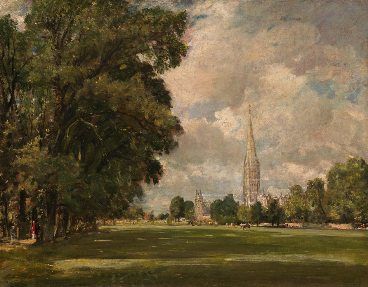 Cattedrale di Salisbury da Lower Marsh Close, 1820 da John Constable