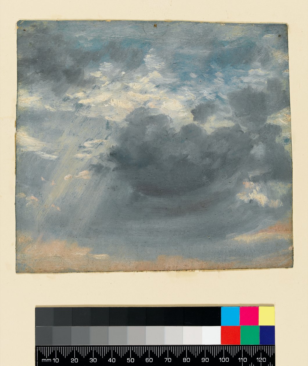 Studio del Cielo con un Raggio di Sole, c.1822 da John Constable