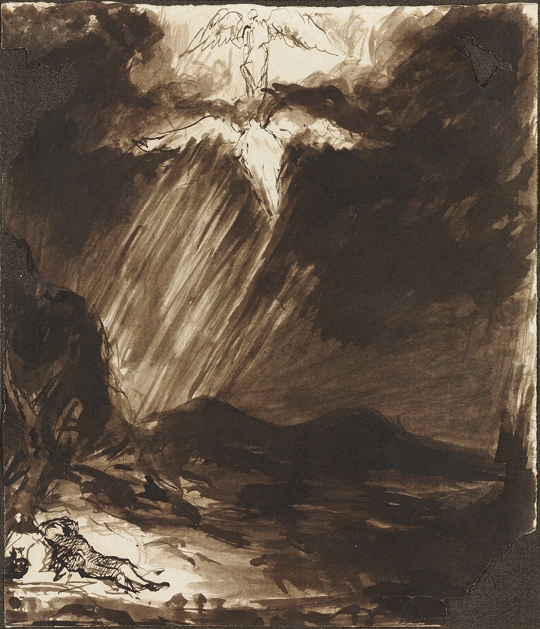 Studio del Sogno di Giacobbe, dopo Aert de Gelder da John Constable