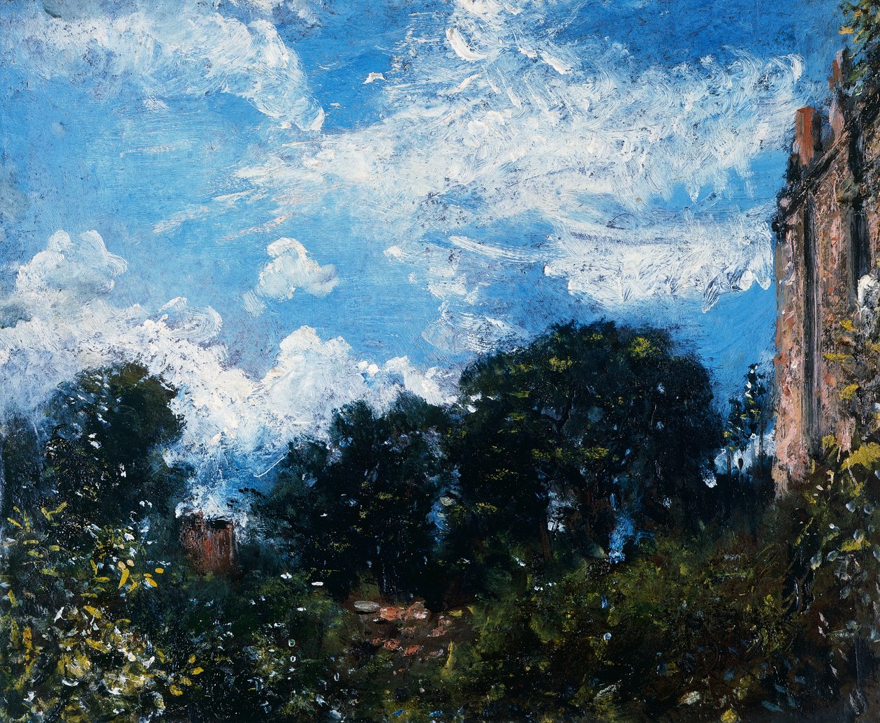 Studio di cielo e alberi da John Constable