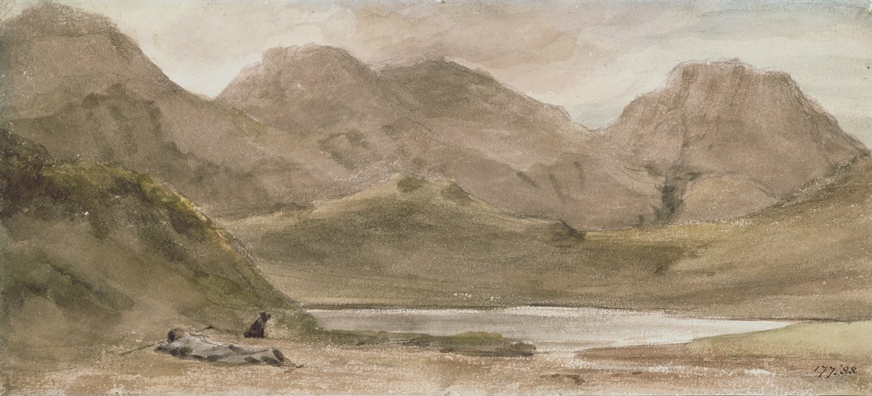 Sty Head Tarn, 12 ottobre 1800 da John Constable