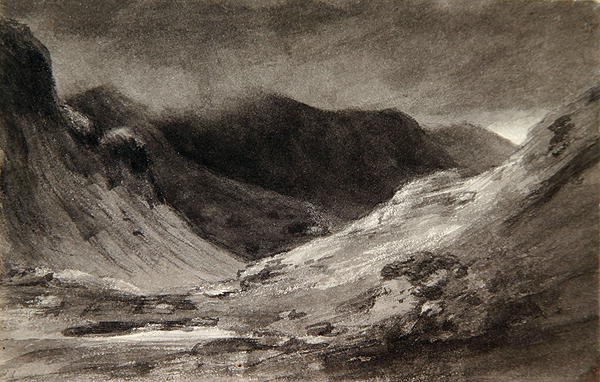 La valle di Newlands: Un pomeriggio molto tempestoso da John Constable