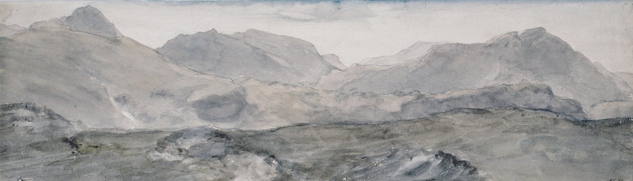 Veduta dalla cima di Honister Crag da John Constable