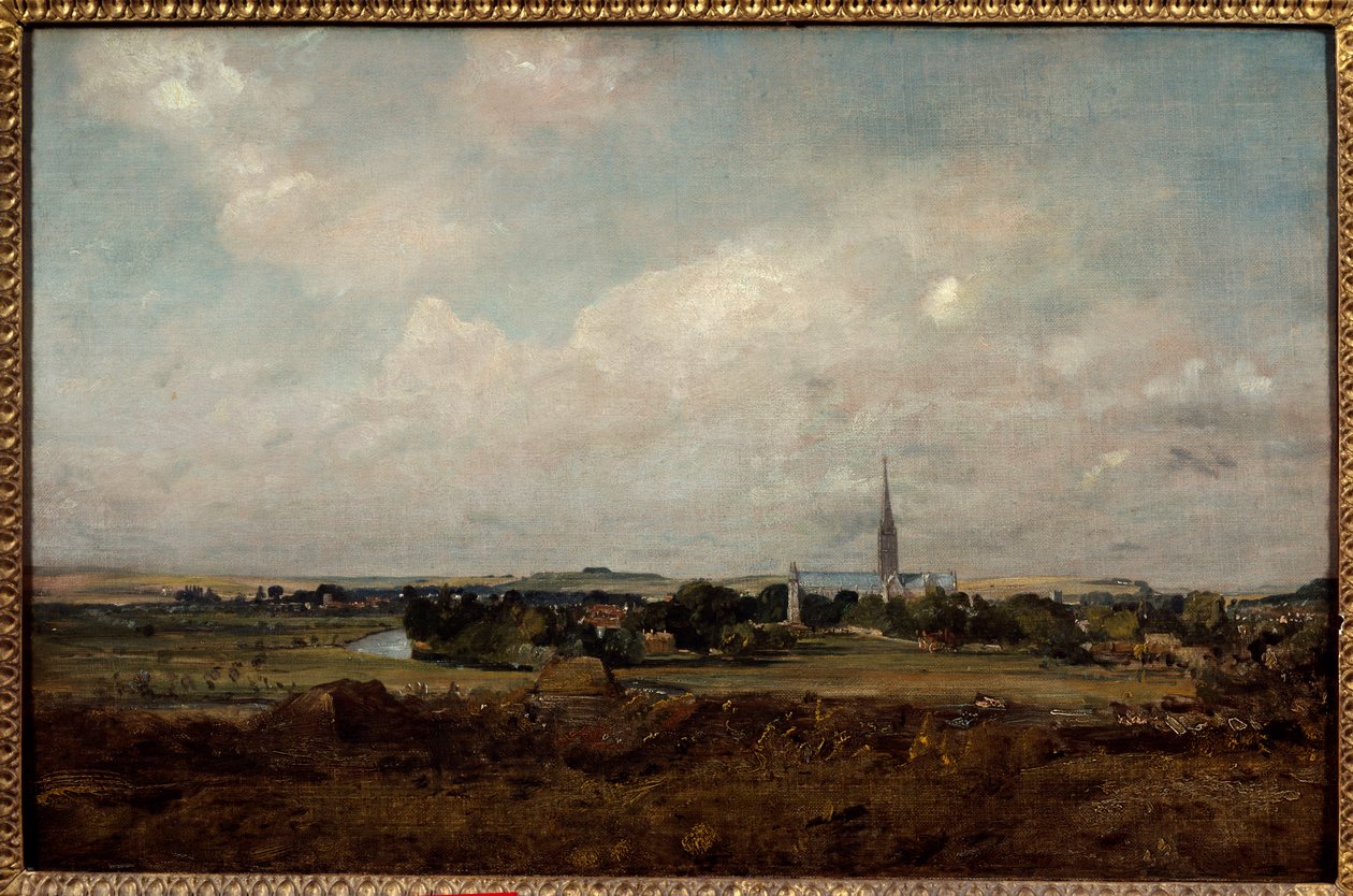Veduta di Salisbury in Inghilterra da John Constable