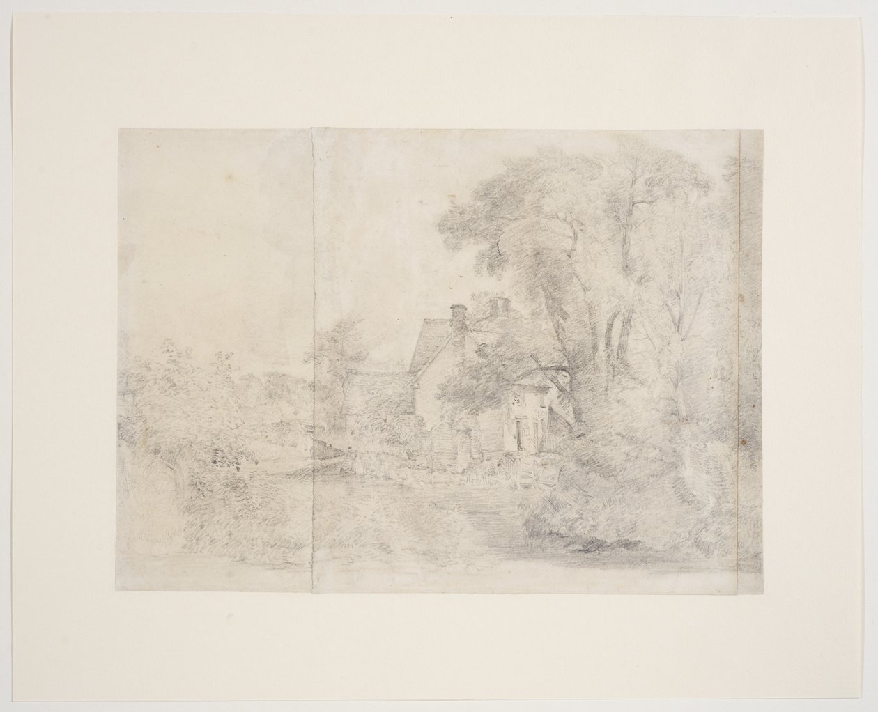 Casa di Willy Lott, East Bergholt, c.1812-13 da John Constable