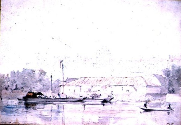Castello di Windsor dal fiume, 1802 da John Constable