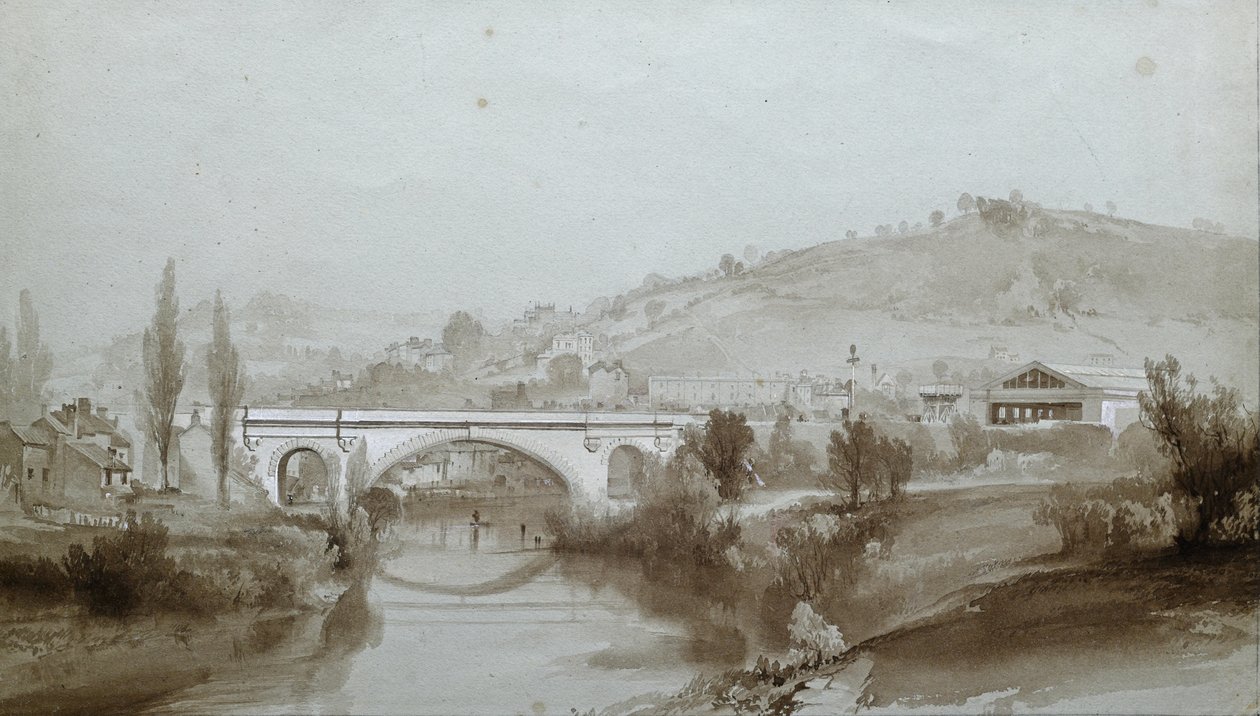 Bath. Ponte di San Giacomo da John Cooke Bourne