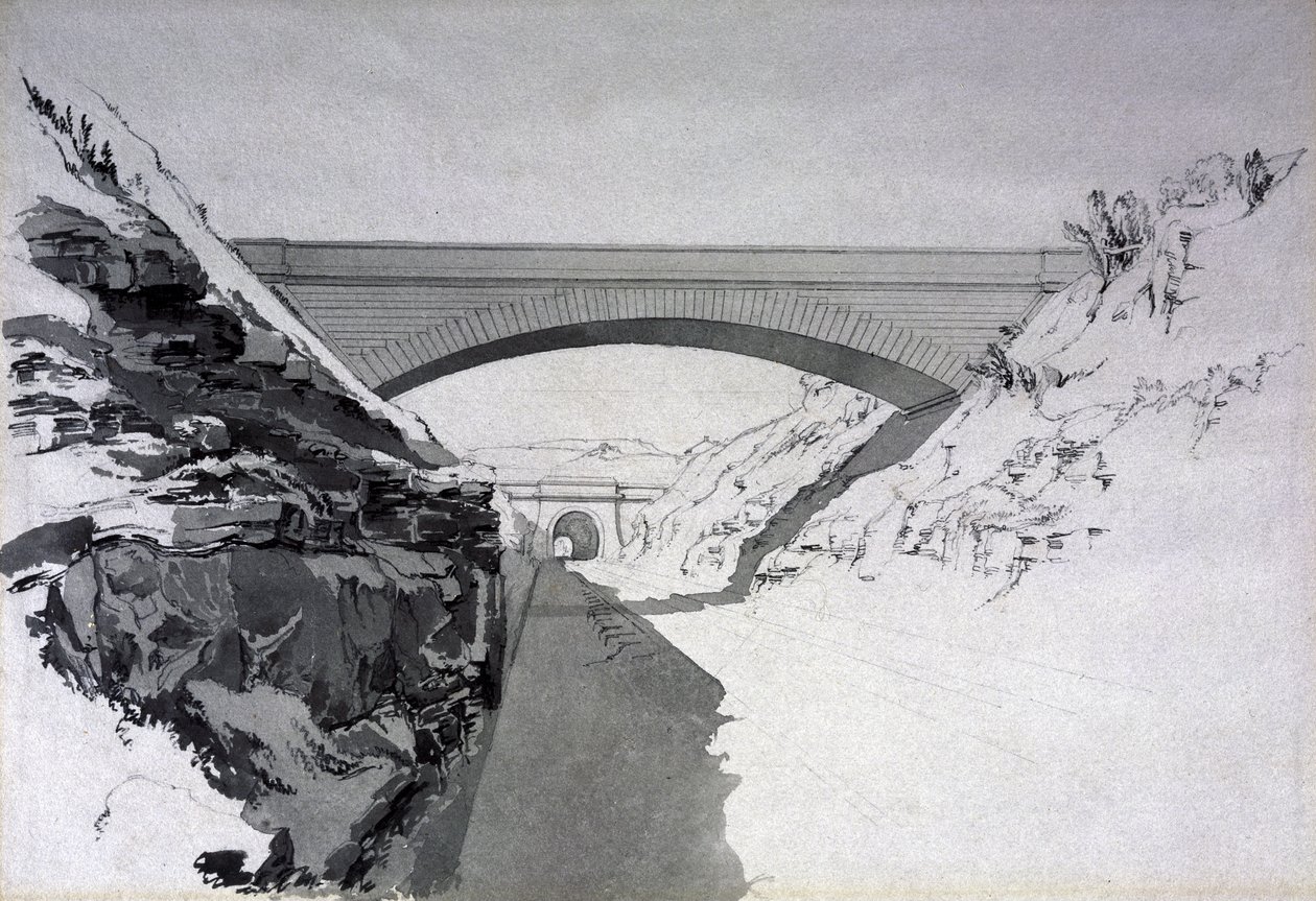 Tunnel di Beechwood, 27 luglio 1837 da John Cooke Bourne