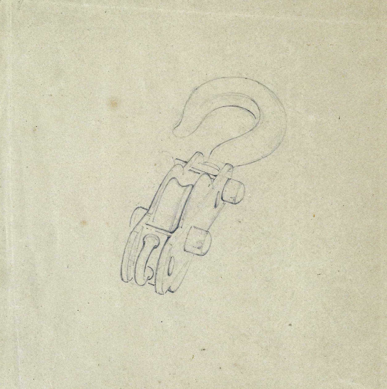 Blocco e gancio, c.1835-38 da John Cooke Bourne