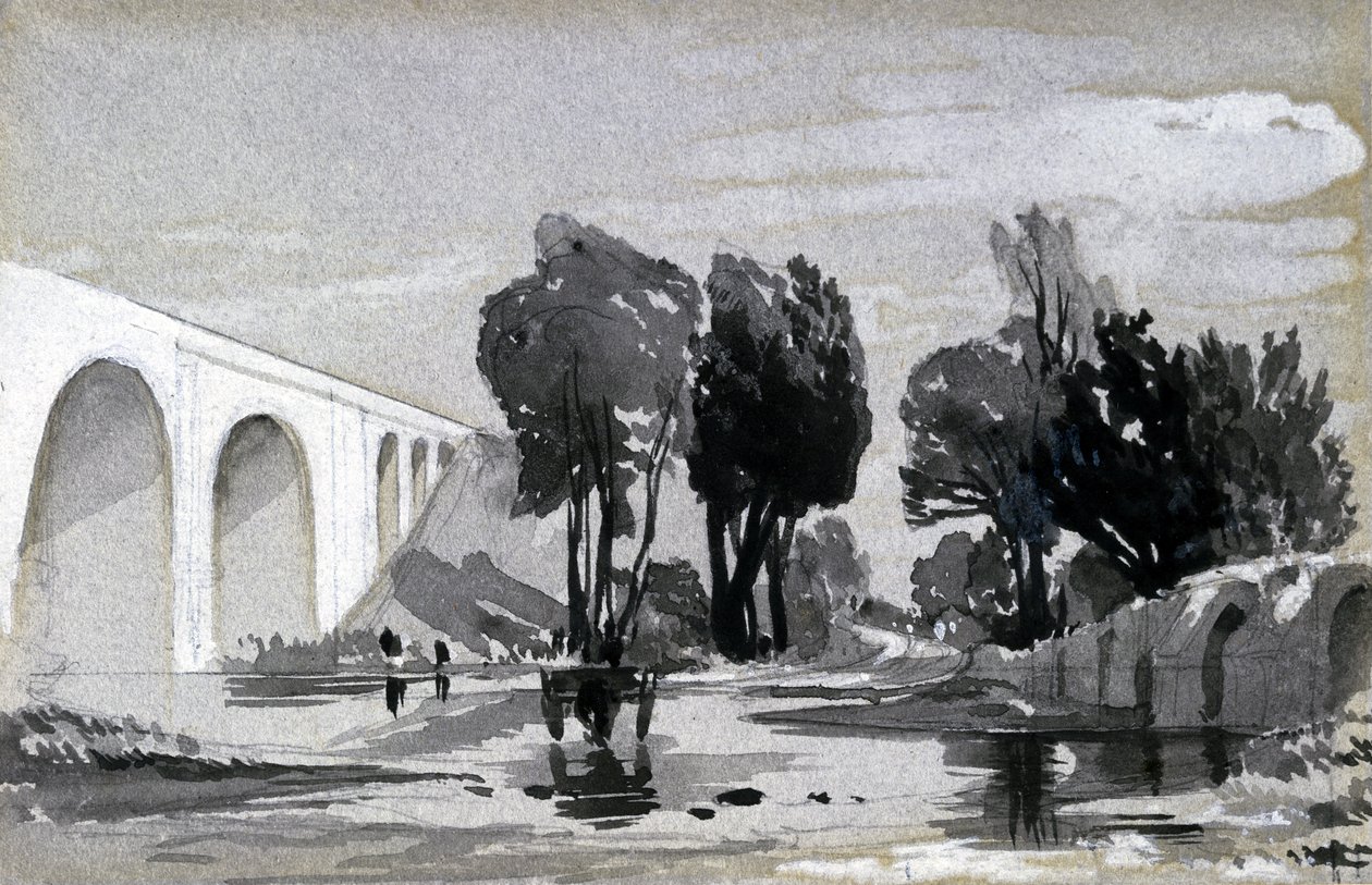 Viadotto di Blythe, Hampton-in-Arden, c.1838 da John Cooke Bourne