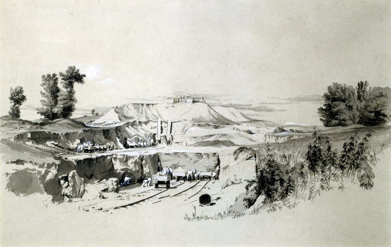 Tunnel di Linslade, 23 giugno 1837 da John Cooke Bourne