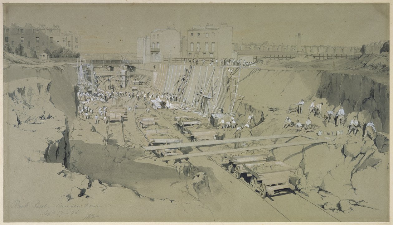 Park Street, Camden Town, 17 settembre 1836 da John Cooke Bourne
