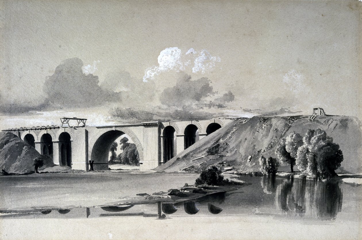 Viadotto di Sherbourne, vicino a Coventry, 27 luglio 1837 da John Cooke Bourne