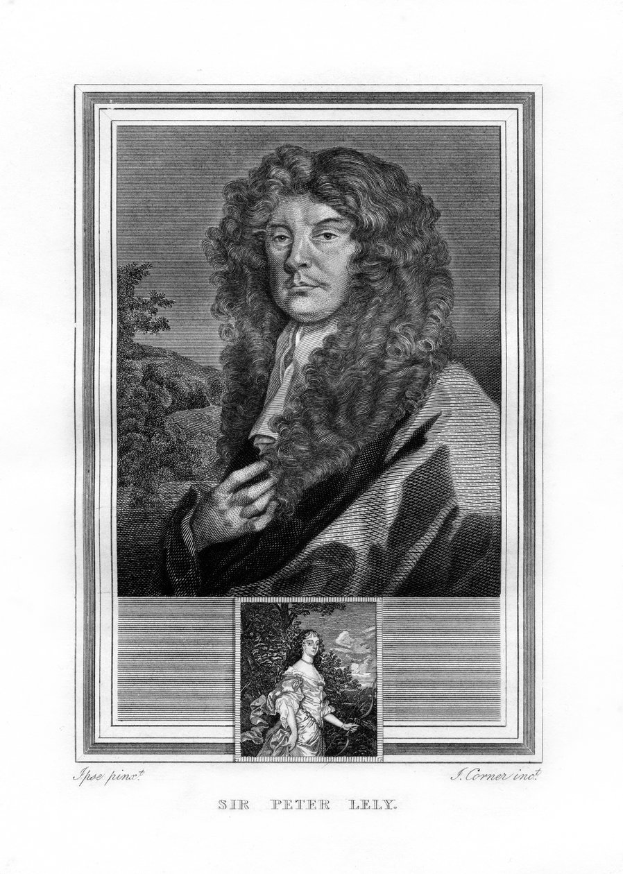 Sir Peter Lely, pittore inglese di origine olandese da John Corner