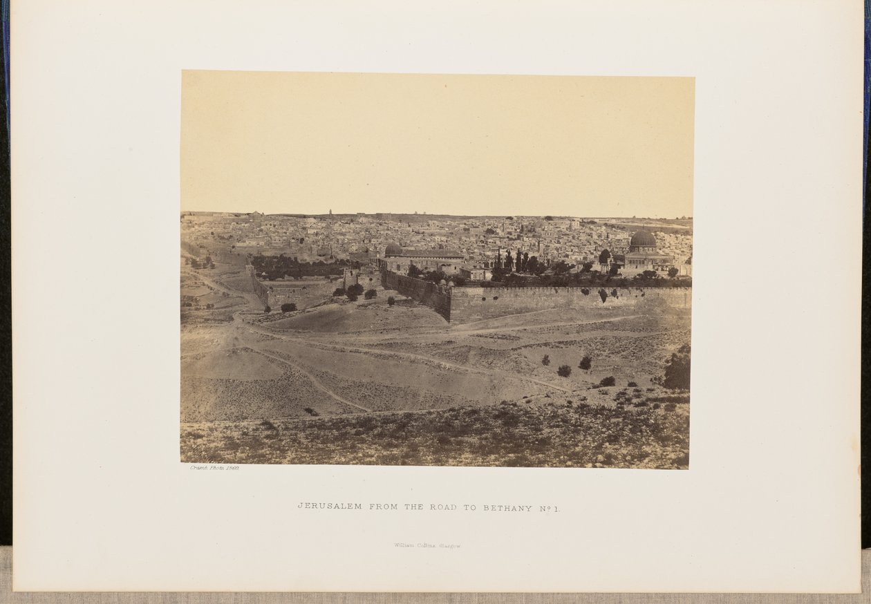 Gerusalemme dalla strada per Betania, n. 1 da John Cramb