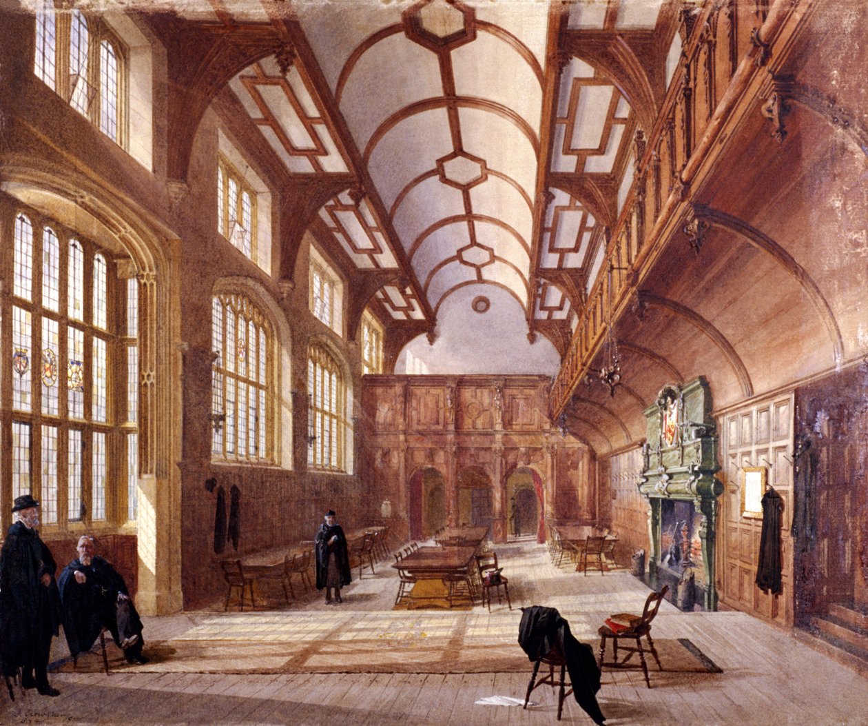 Interno della Certosa, Londra, 1885 da John Crowther