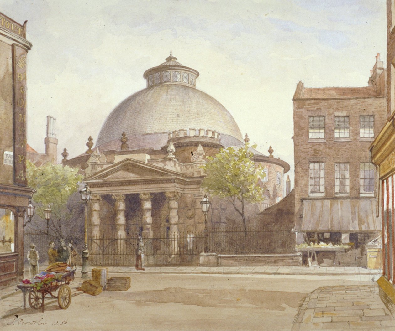 Cappella di Spa Fields, Exmouth Street, Finsbury, Londra, 1886 da John Crowther