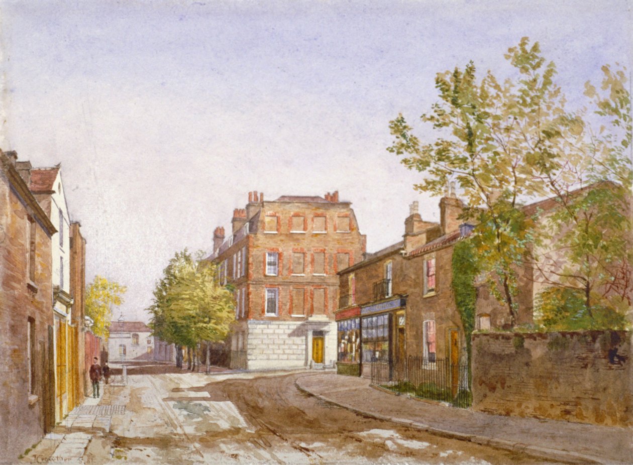 Veduta di Mawson House, Chiswick Lane, Chiswick, Londra da John Crowther