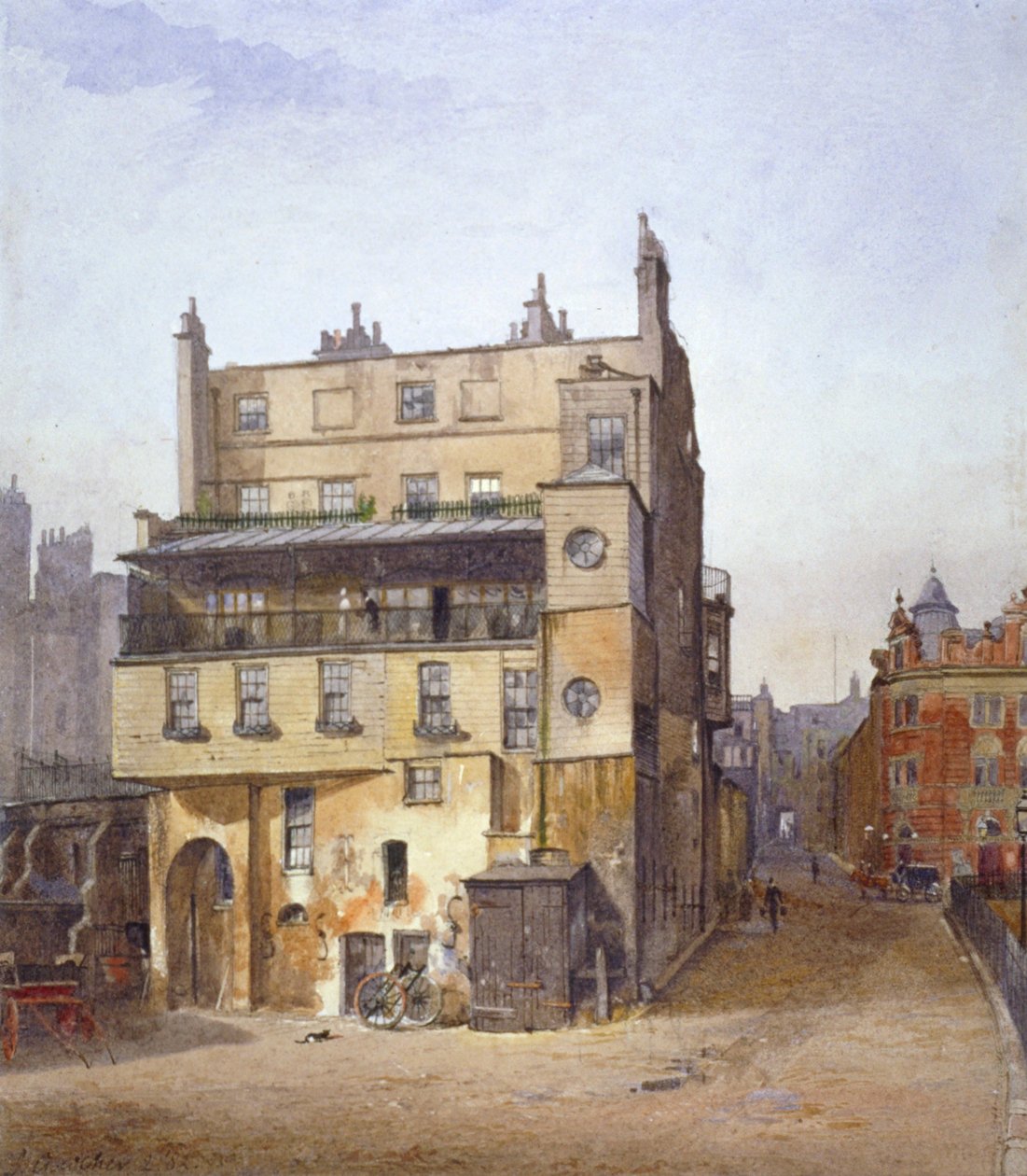 Vista di una casa, Cecil Street, Westminster, Londra, 1882 da John Crowther