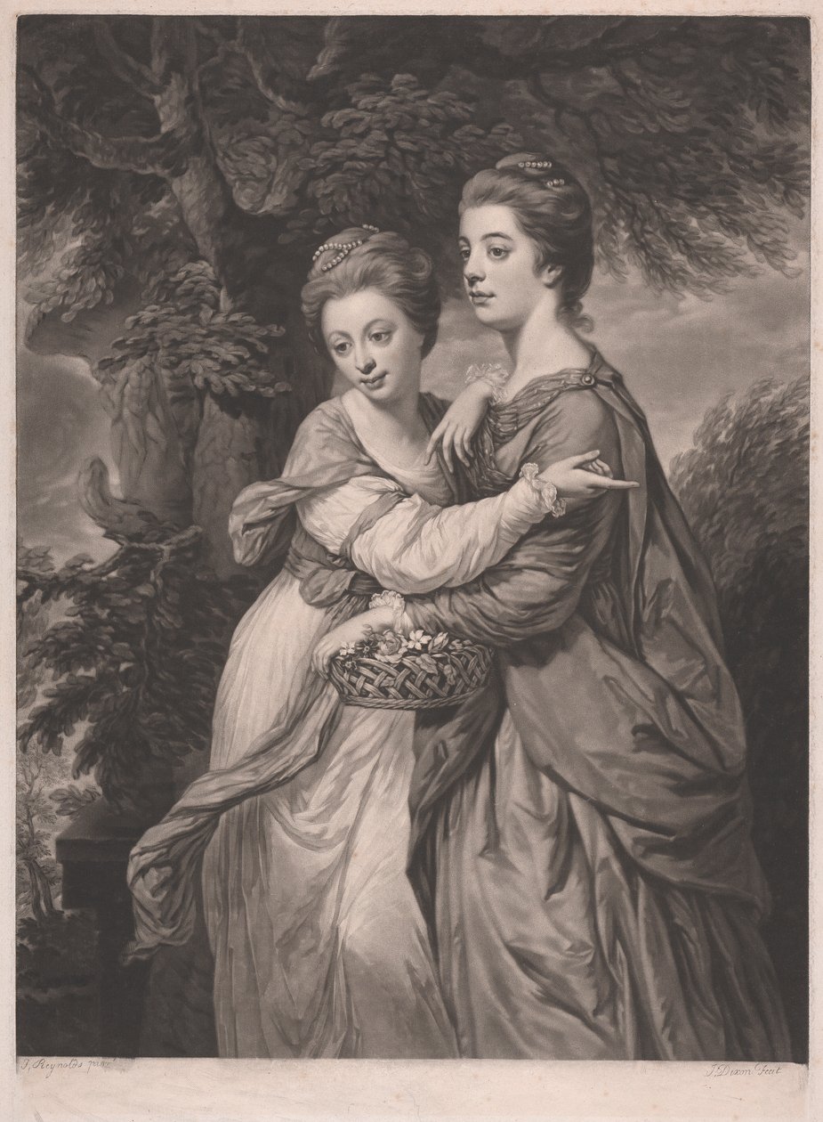 Miss Emma e Miss Elizabeth Crewe da John Dixon