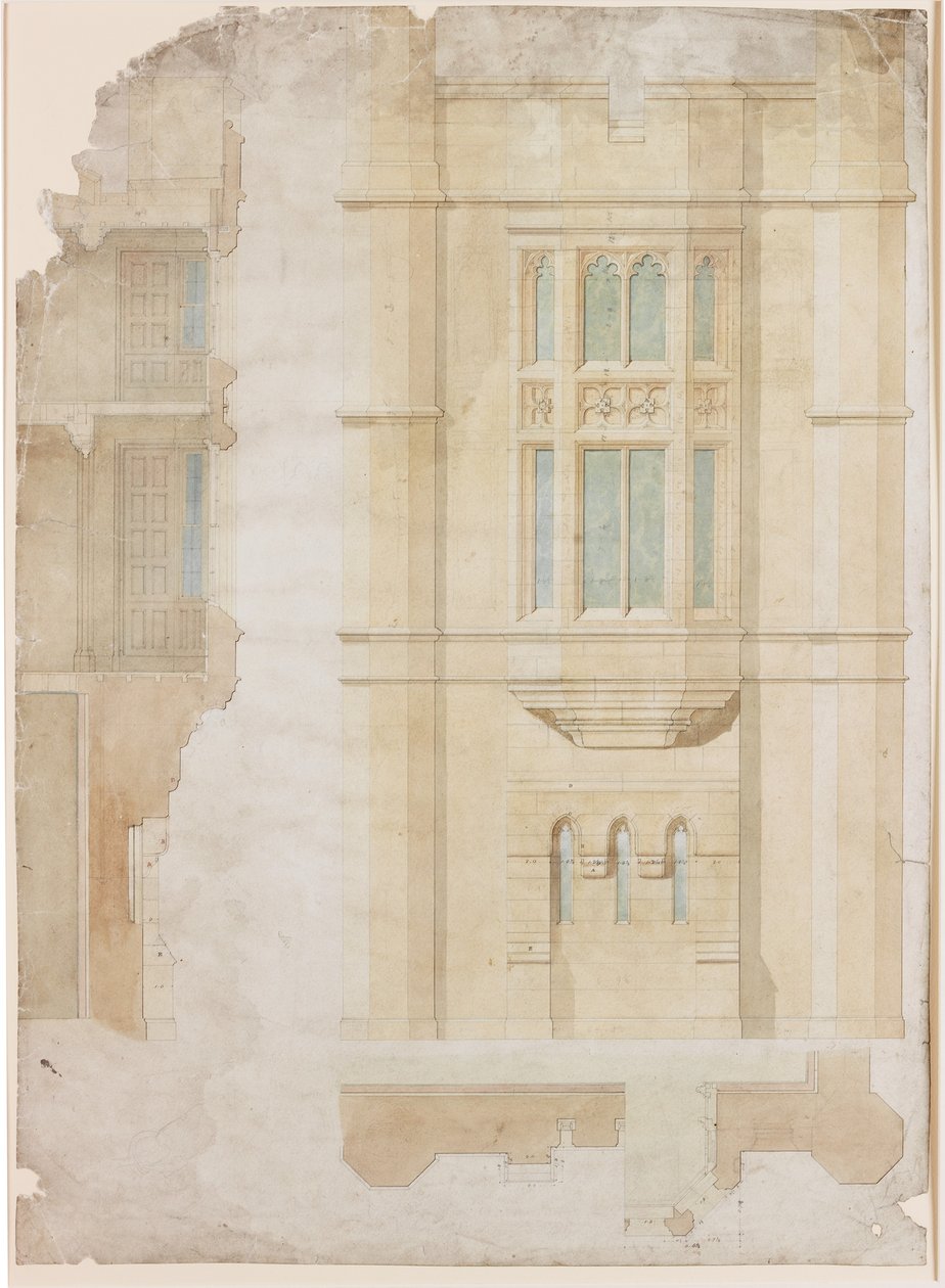 Progetto per finestra oriel, Holme Eden da John Dobson