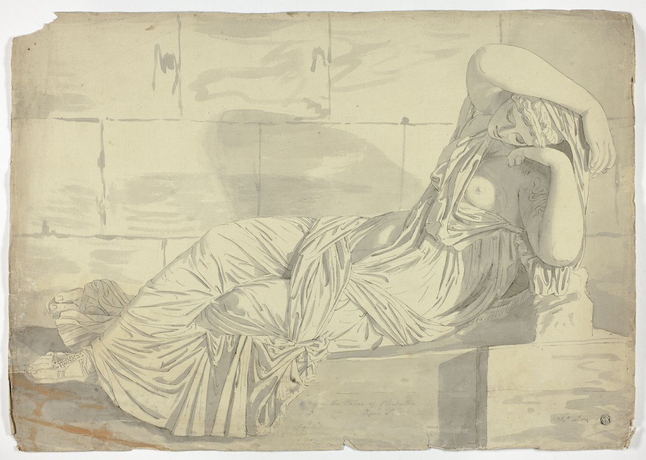 Dopo la scultura di Arianna da John Downman