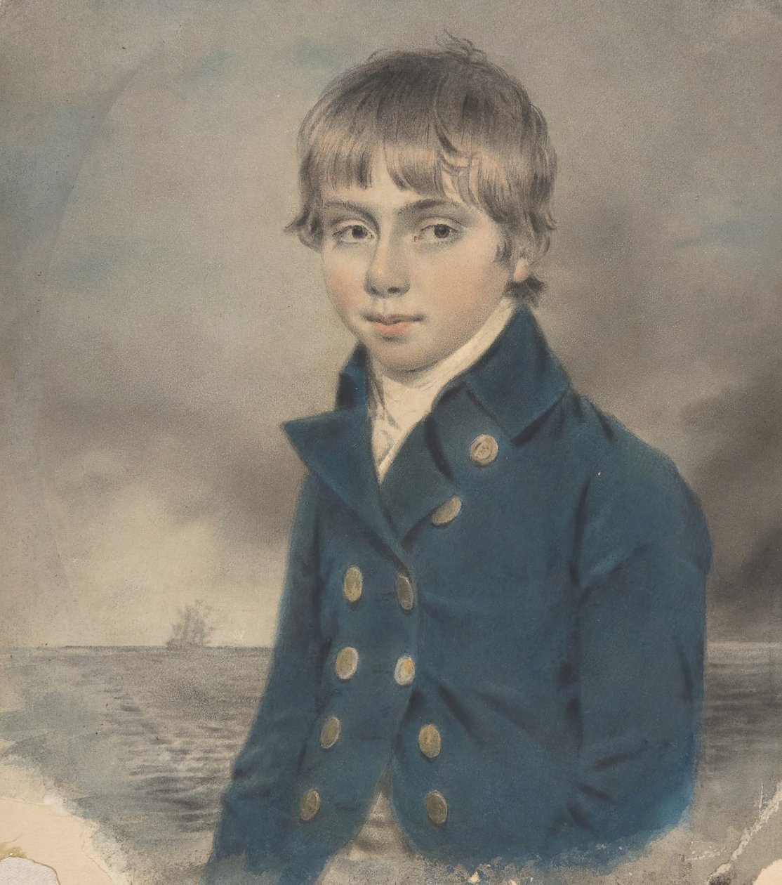 Ritratto Memento di un giovane guardiamarina da John Downman