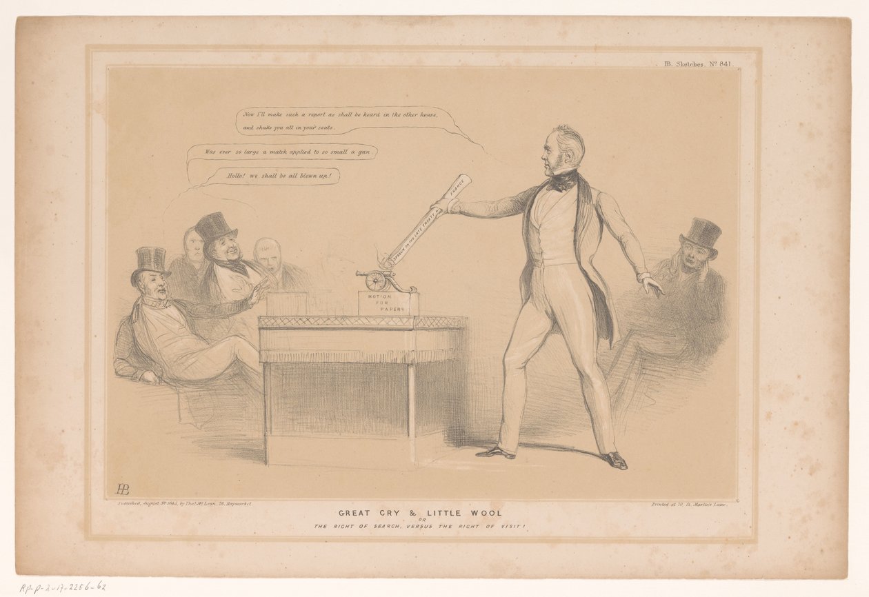 Caricatura di Lord Palmerston da John Doyle