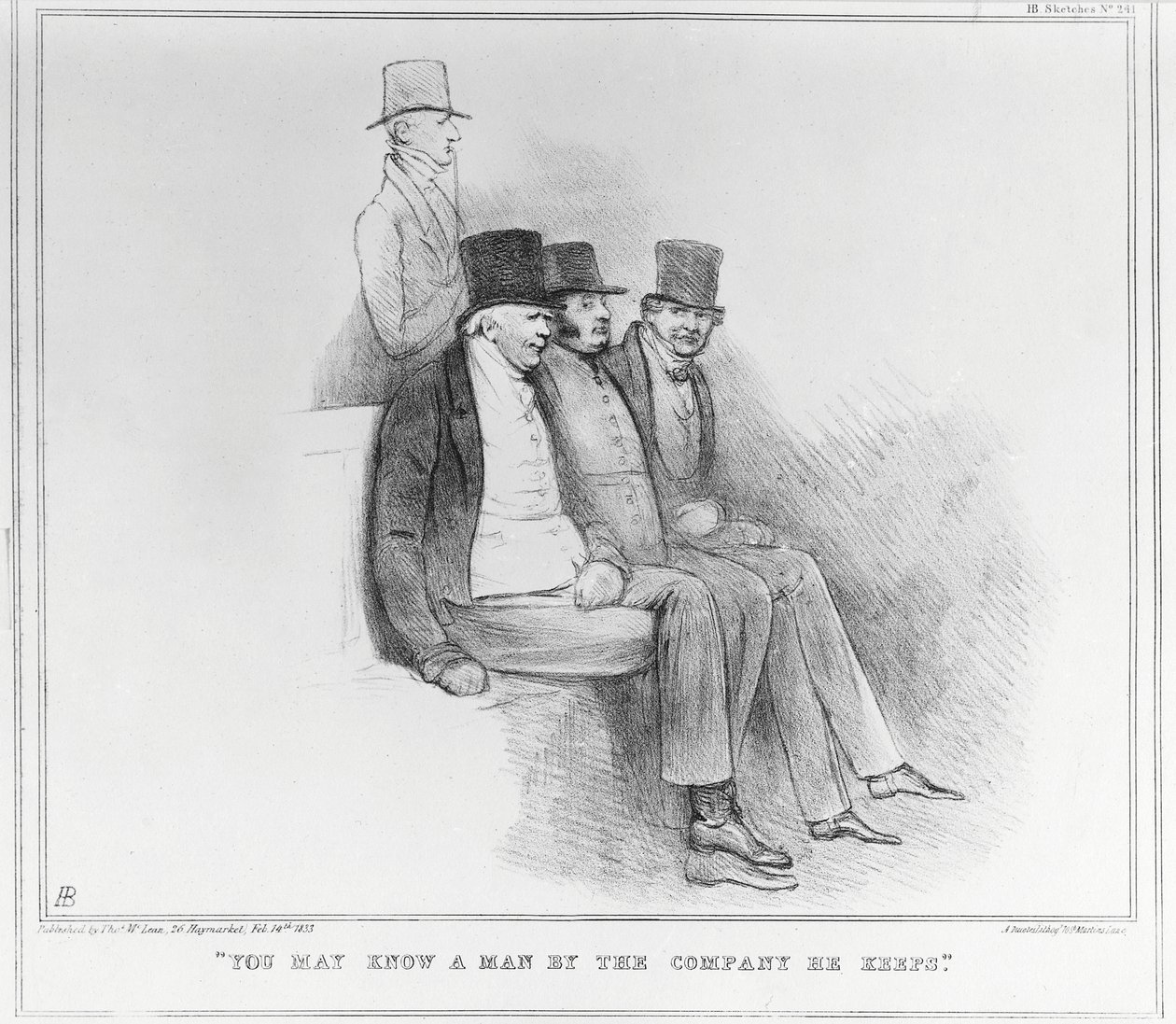 Si conosce un uomo dalla compagnia che frequenta, 1833 da John Doyle