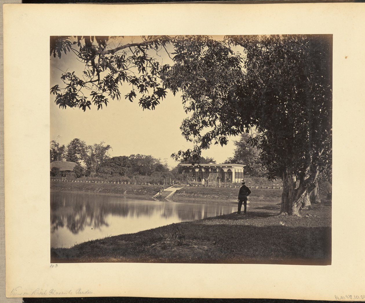 Vista nel giardino di Rajah Ghosauls da John Edward Saché